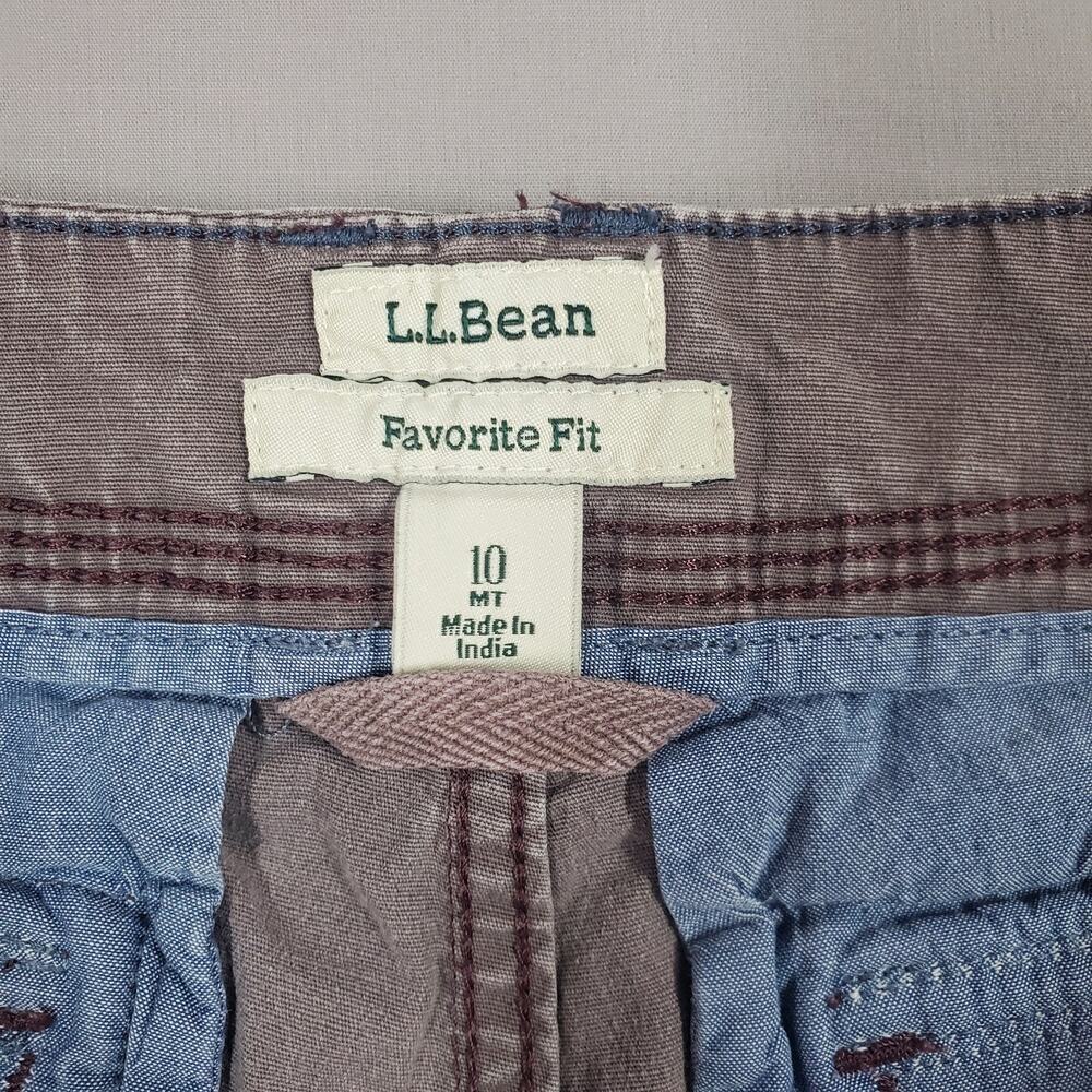 LL Bean Favorite Fit Cargo Hiking Pants Womens Size 10 two pairs - Picture 6 of 15